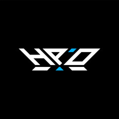 HPO letter logo vector design, HPO simple and modern logo. HPO luxurious alphabet design