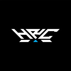 HRC letter logo vector design, HRC simple and modern logo. HRC luxurious alphabet design