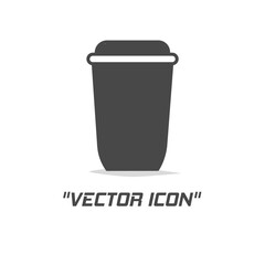 Trash vector illustration icon. Template illustration design for business.