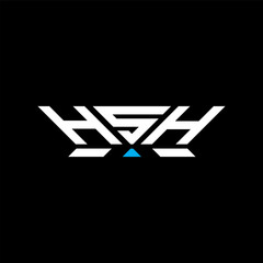 HSH letter logo vector design, HSH simple and modern logo. HSH luxurious alphabet design