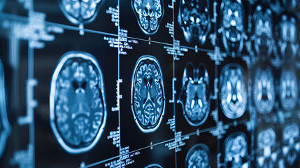 MRI SCAN Neurointerventional Radiology - obrazy, fototapety, plakaty