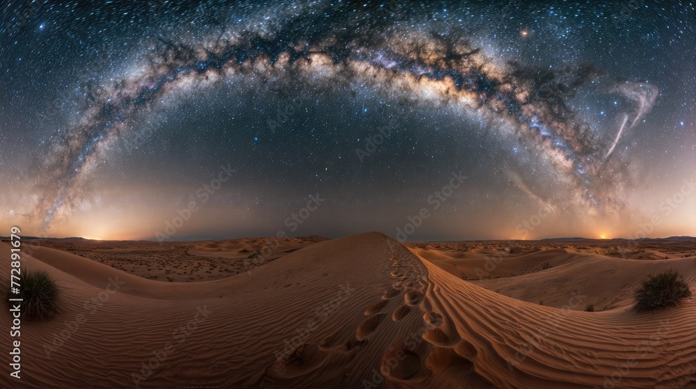 Wall mural A Sand with galaxy