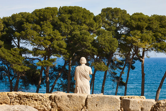 Empuries greek and roman ruins in Costa Brava, Girona. Spain