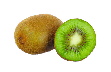 kiwi fruit isolated on white background
