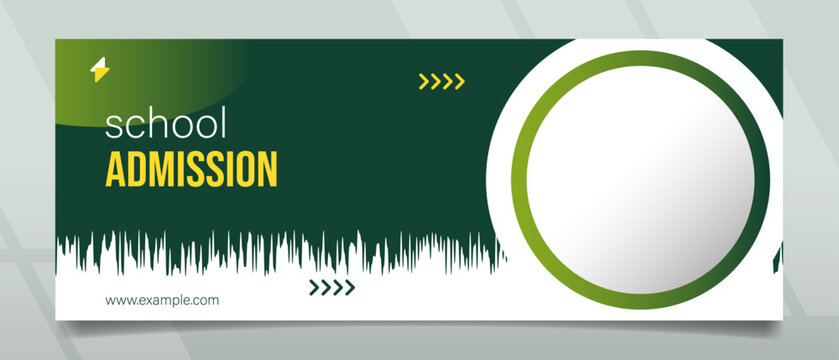 Banner design with modern and clear style for promotions