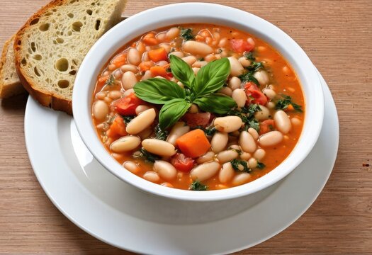 A hearty bean soup made with white beans, tomatoes, onions, carrots, and herbs, often considered the national dish of Cyprus