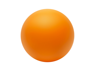 Ping Pong ball isolated on transparent or white background, png