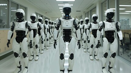 robotics research lab developing humanoid robots