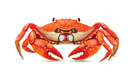 Crab icon. Cartoon illustration of crab vector icon f