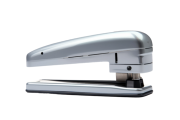 Stapler With Stapler on Top. On a White or Clear Surface PNG Transparent Background..