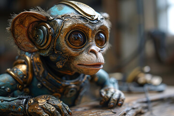 Obraz premium a close up of a toy