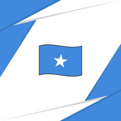 Somalia Flag Abstract Background Design Template. Somalia Independence Day Banner Social Media Post. Somalia