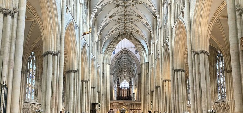A view of the interior of York Minster
