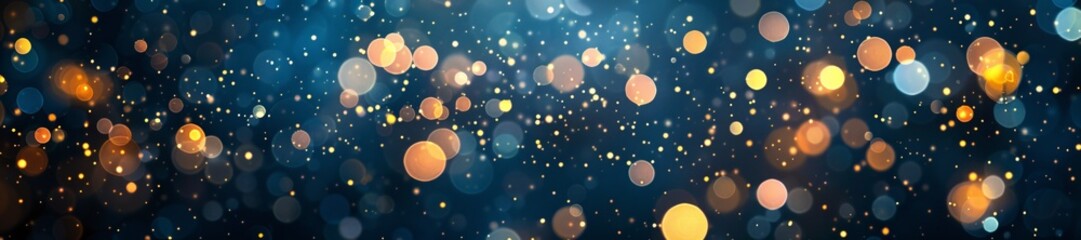 Glowing Lights in the Dark A Sparkling Nighttime Scene Generative AI