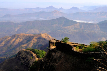 24 March 2024, Pratapgad Fort, Mahabaleshwar, Maharashtra, India
