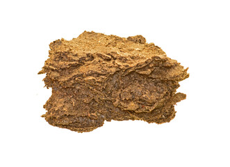 Extruded seeds isolated on a white background