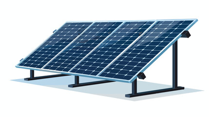 Photovoltaic solar power panel. Solar panels system 