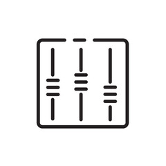 Cinema Fader Film Line Icon