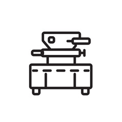 Factory Industry Plant Line Icon