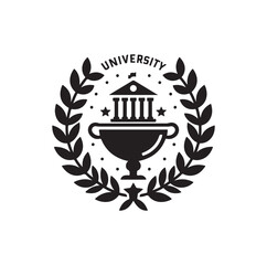 University logo vector illustration Template