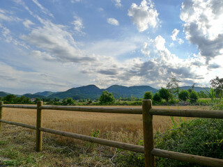 Vista sui Colli Euganei dall'anello ciclabile