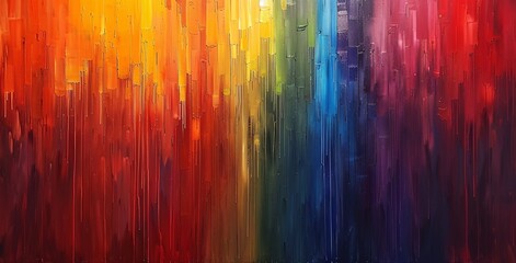 Colorful Rainbow Artwork A Vibrant Tribute to LGBTQ+ Pride Month Generative AI