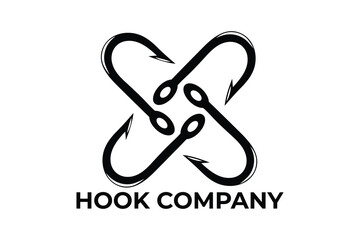 Fishing Logo Design, Fishing Hook Logo Design, Logo For Fishing Brand, Hook Vector Design, Logo For Fishing Lovers, Typography Design for Anglers, Fishing Artwork, Fishing Hook Design, Logo Design