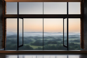 a large window,