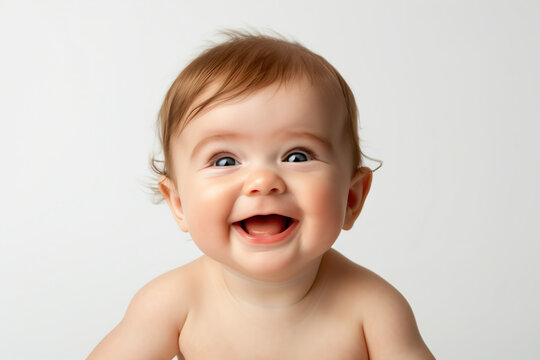 Cute baby photo, Generative AI