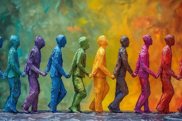 Harmonious Human Chain