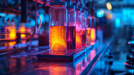 Thermal imaging of a reaction process in biochemical experiments