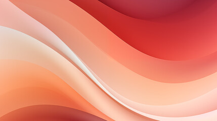 Beautiful abstract background with colorful paper wave. Red and blue gradient banner