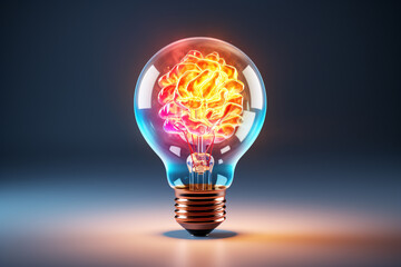 a light bulb with a flower inside