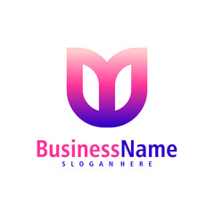 Letter W logo design vector. Creative Initial W logo concepts template