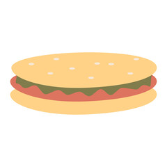 Flat Breakfast Vector