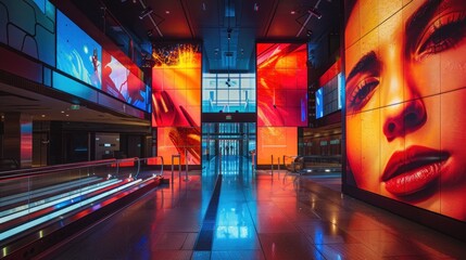 With each advertisement carefully curated, the team transforms the building into a dynamic platform for brands to showcase their products and messages.