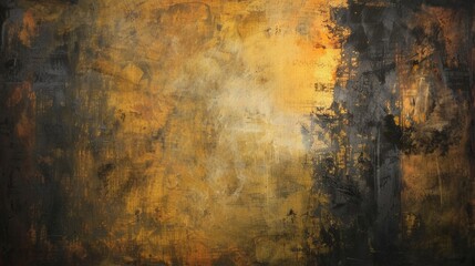 Abstract textured background in orange and black