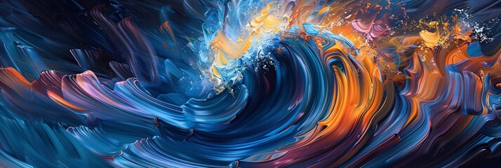 Colorful Wave of Creativity A Monthly Art Event Generative AI