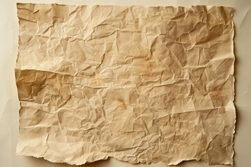 Obraz premium Brown Paper with a Stain A Monthly Event Trend Generative AI