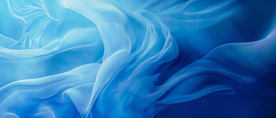 Obraz premium Gradient smooth blue lines background