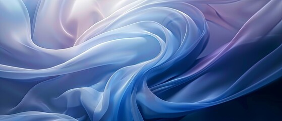 Obraz premium Gradient smooth blue lines background