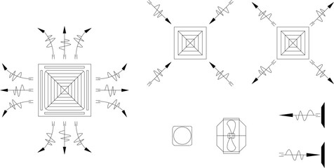 Adobe Illustrator Artwork exhaust fan detailed vector design sketch illustration