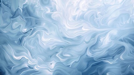 Fototapeta premium Winter's Chill A Frozen Ocean Scene Generative AI