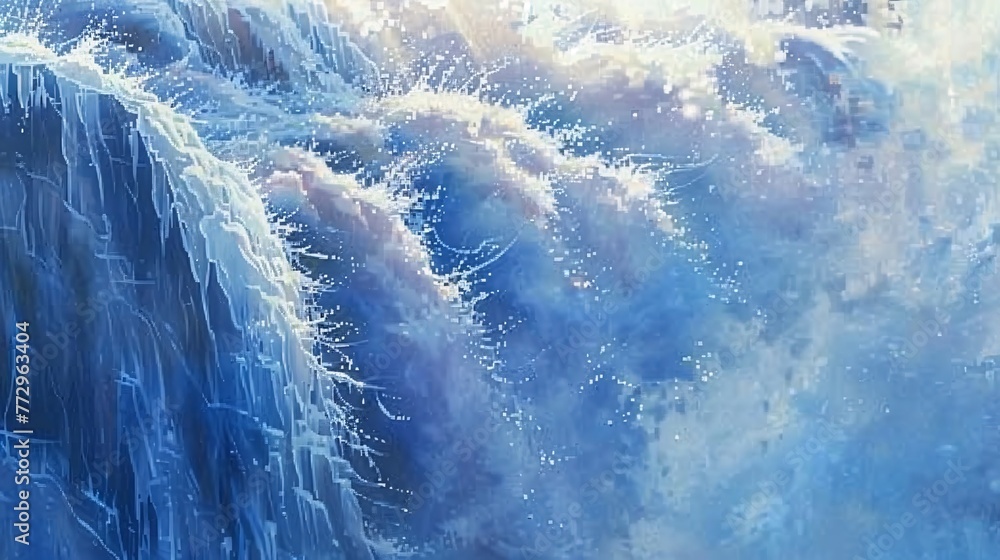 Poster Wave of the Month Riding the Waves in Style Generative AI