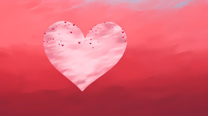 Simple heart-shaped background