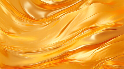 Abstract gold background with intricate wavy design