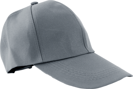 Gray baseball cap, trendy sport fashion accessory for casual style