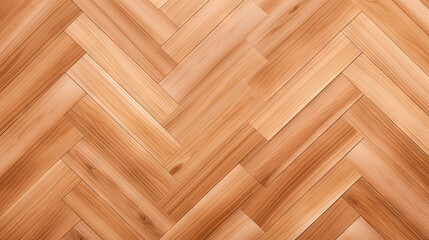 Close-up of wooden floor in herringbone pattern