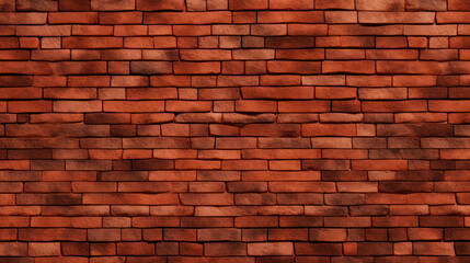 Close-up of red brick pattern wall