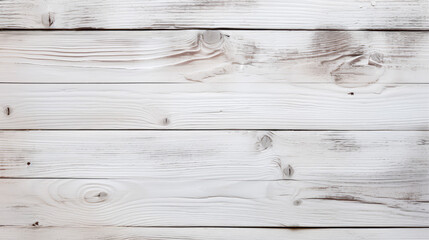 Close-up of white wood wall and wooden floor